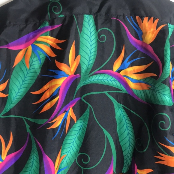 Hilo Hattie floral button up Hawaiian Shirt size XL men tropical - Picture 7 of 8